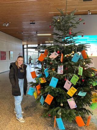 Wunschbaum im Landratsamt.