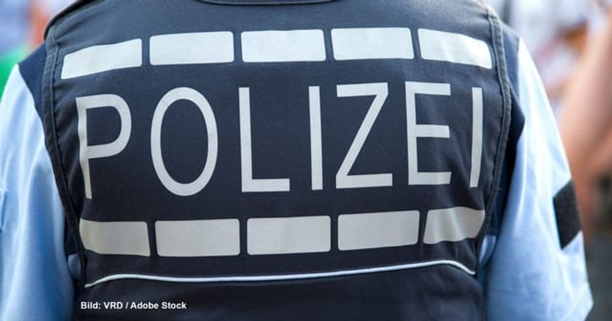 Polizeieinsatz am Bahnhof.