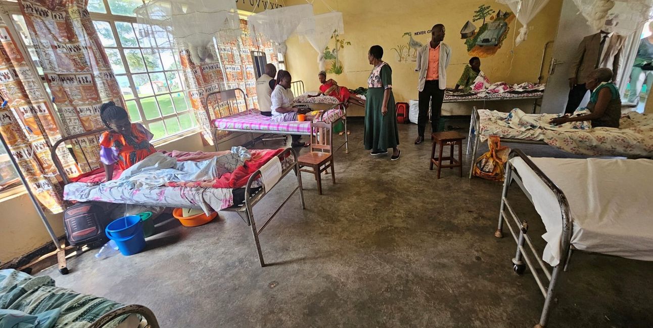 Ein Krankenzimmer im Virika-Hospital.