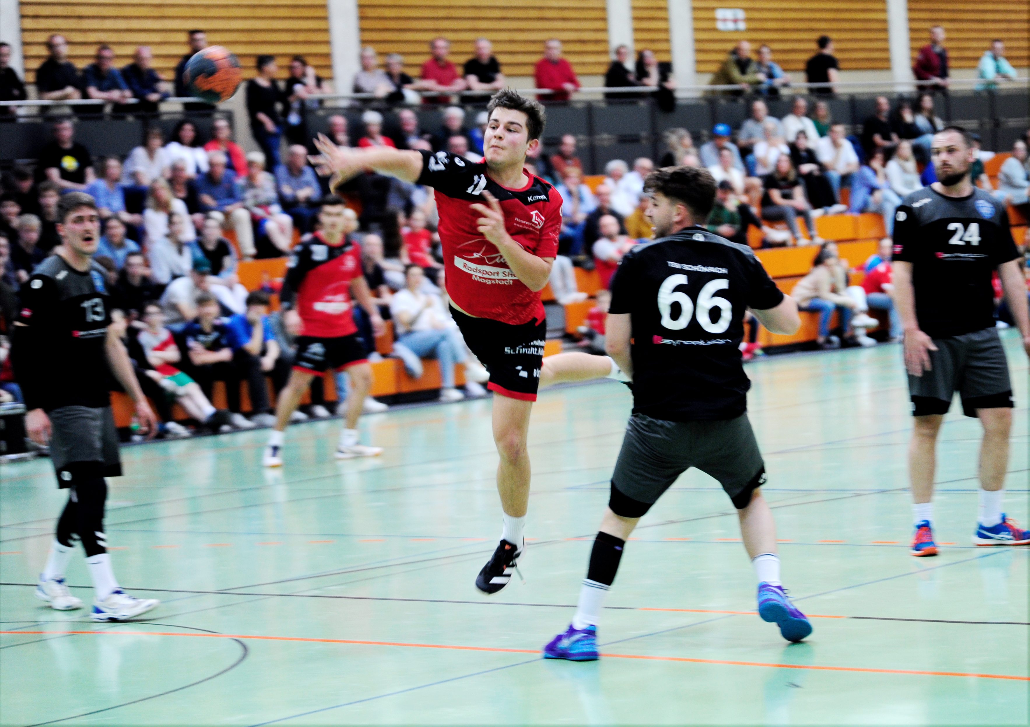 Der Magstadter Andreas Ohlau war mit acht Toren gegen den TSV Schönaich der erfolgreichste Werfer seines Teams. Bild: photostampe