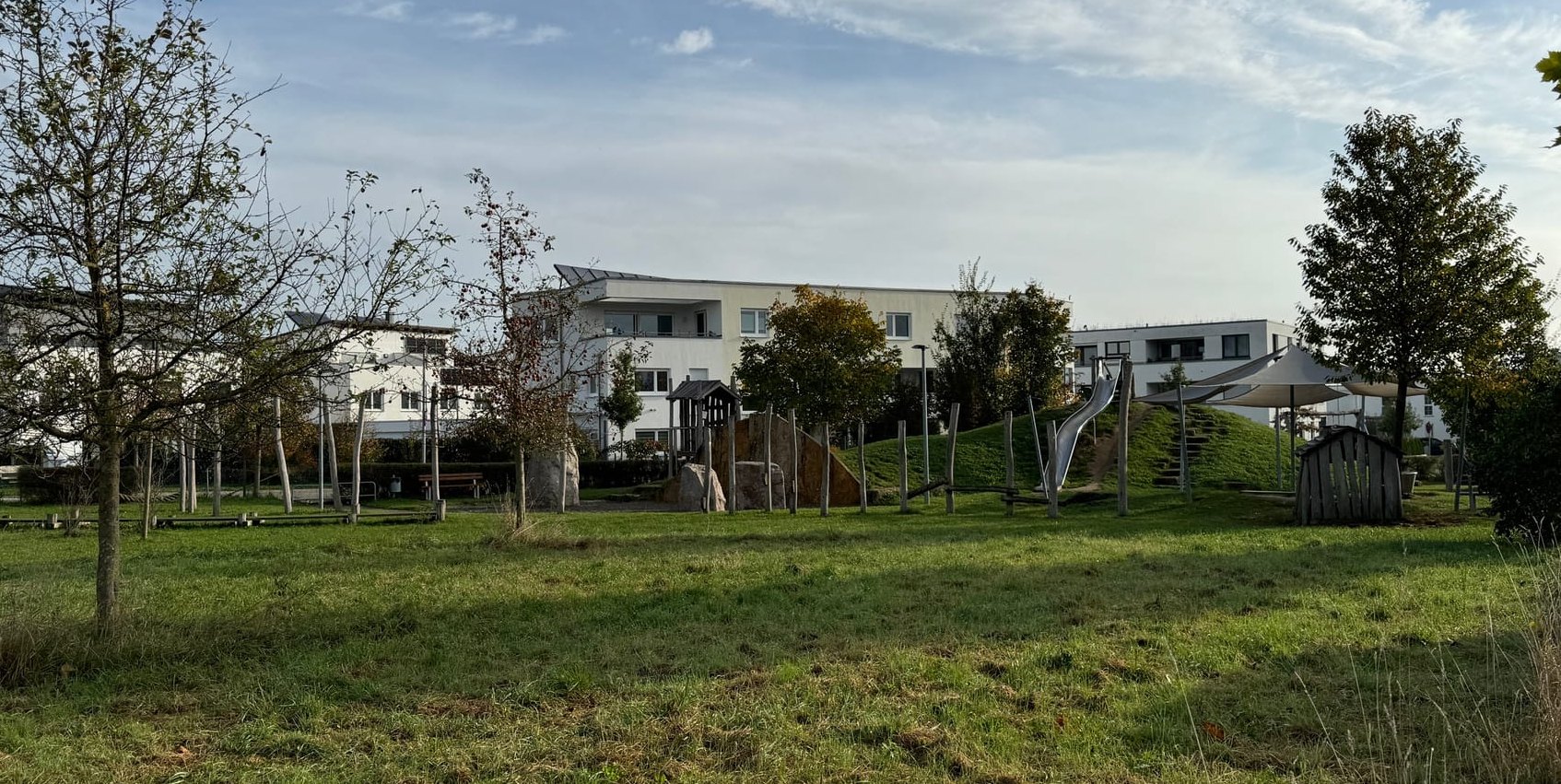 Im Schönaicher Westrand befindet sich inzwischen ein Mittelpunktspielplatz.Bild: Kalus
