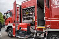 Großes Interesse an der Schauübung der Feuerwehr Schönaich.