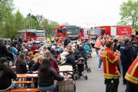Großes Interesse an der Schauübung der Feuerwehr Schönaich.