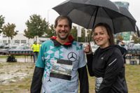 Impressionen von Mittwochabend beim Flugfeldlauf.