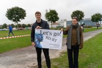 Impressionen von Mittwochabend beim Flugfeldlauf.