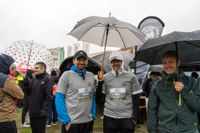 Impressionen von Mittwochabend beim Flugfeldlauf.