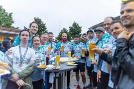 Impressionen von Mittwochabend beim Flugfeldlauf.
