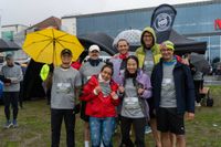 Impressionen von Mittwochabend beim Flugfeldlauf.