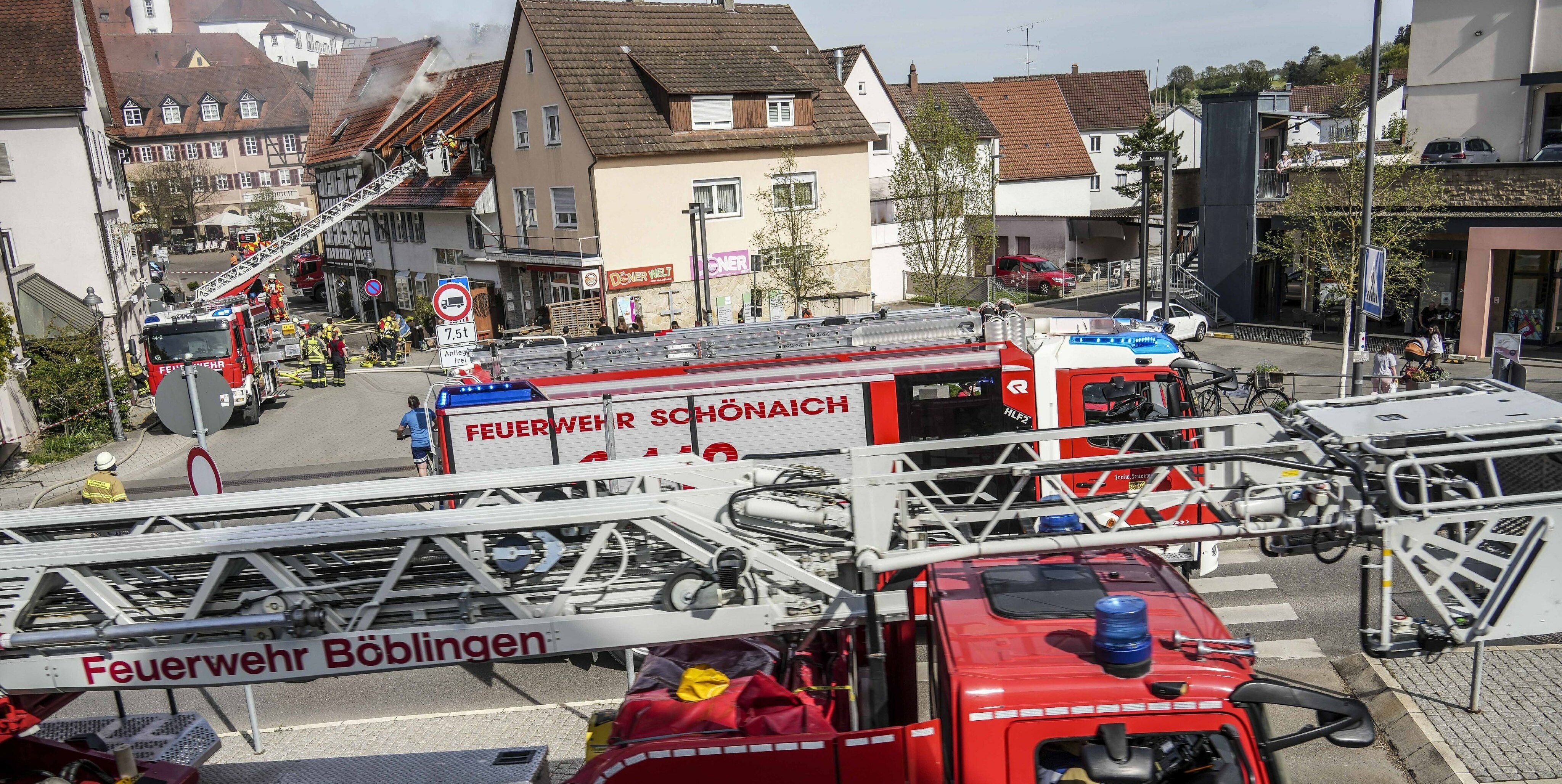 Viele Einsatzkräfte waren vor Ort.