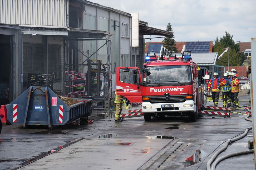 Das Feuer war schnell gelöscht.