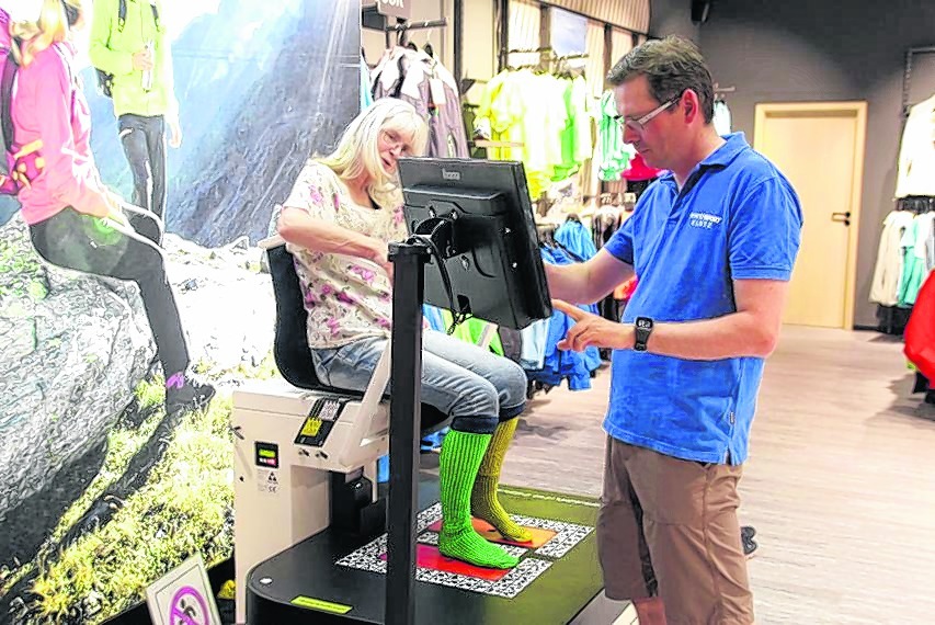 Hightech für den richtigen Schuh bei Sport Klotz.
