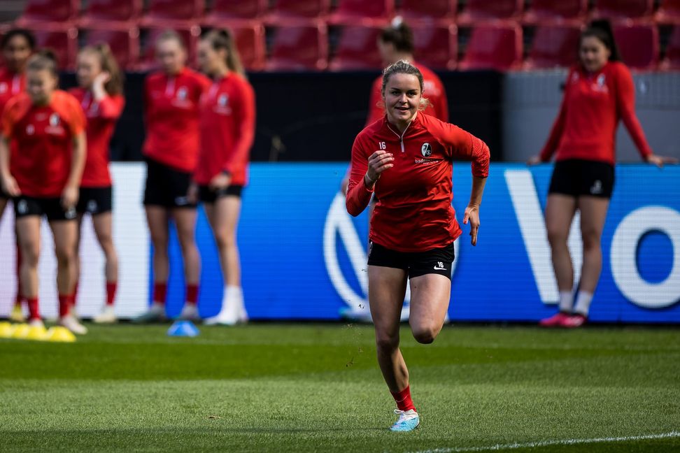 Greta Stegemann kämpft in der Bundesliga in Zukunft mit dem VfB Stuttgart um Punkte.