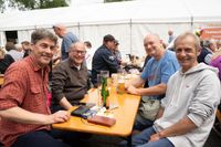 Prima Stimmung beim Dagersheimer Göckelesfest der Feuerwehr-Musikkapelle.