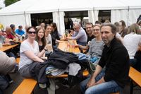 Prima Stimmung beim Dagersheimer Göckelesfest der Feuerwehr-Musikkapelle.
