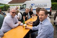 Prima Stimmung beim Dagersheimer Göckelesfest der Feuerwehr-Musikkapelle.