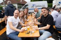 Prima Stimmung beim Dagersheimer Göckelesfest der Feuerwehr-Musikkapelle.