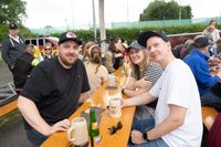 Prima Stimmung beim Dagersheimer Göckelesfest der Feuerwehr-Musikkapelle.