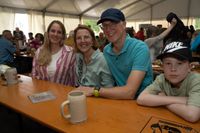Prima Stimmung beim Dagersheimer Göckelesfest der Feuerwehr-Musikkapelle.