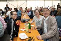 Prima Stimmung beim Dagersheimer Göckelesfest der Feuerwehr-Musikkapelle.