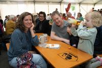 Prima Stimmung beim Dagersheimer Göckelesfest der Feuerwehr-Musikkapelle.