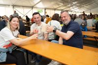 Prima Stimmung beim Dagersheimer Göckelesfest der Feuerwehr-Musikkapelle.