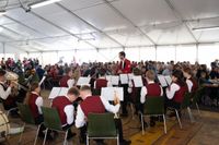 Prima Stimmung beim Dagersheimer Göckelesfest der Feuerwehr-Musikkapelle.