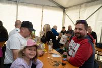 Prima Stimmung beim Dagersheimer Göckelesfest der Feuerwehr-Musikkapelle.