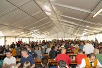 Prima Stimmung beim Dagersheimer Göckelesfest der Feuerwehr-Musikkapelle.