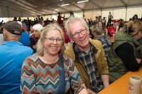Prima Stimmung beim Dagersheimer Göckelesfest der Feuerwehr-Musikkapelle.