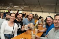 Prima Stimmung beim Dagersheimer Göckelesfest der Feuerwehr-Musikkapelle.