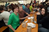Prima Stimmung beim Dagersheimer Göckelesfest der Feuerwehr-Musikkapelle.