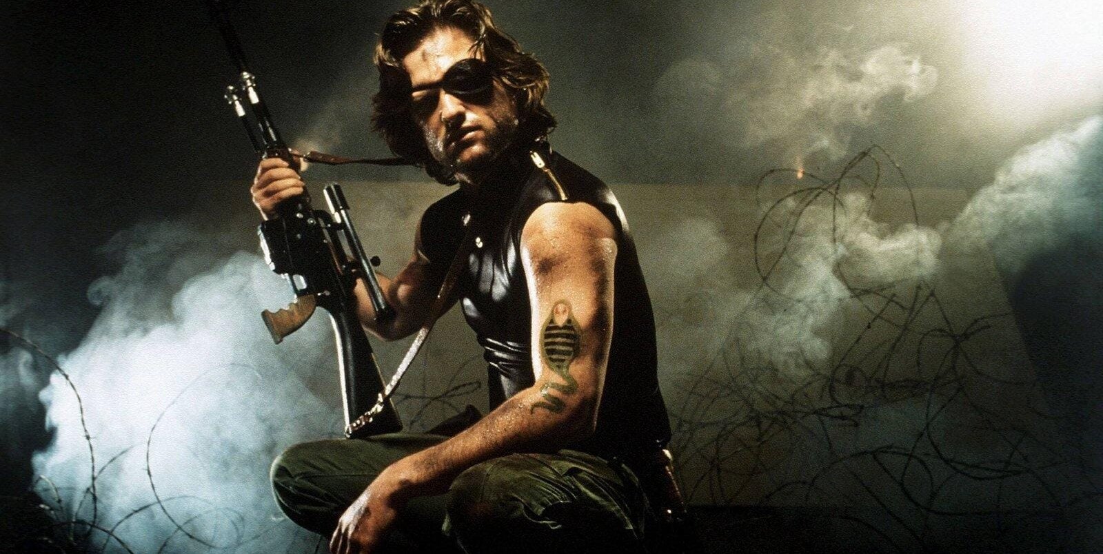 Kurt Russel als Snake Plissken, besser bekannt als „Die Klapperschlange“.