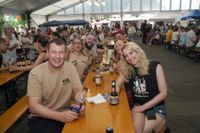 Gute Laune beim Festabend am Samstag.