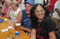 Gute Laune beim Festabend am Samstag.
