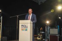 Gute Laune beim Festabend am Samstag.