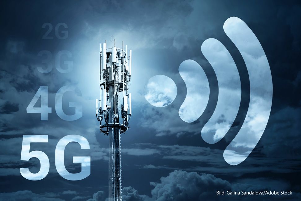 Im Kreis Böblingen plant die Telekom die flächendeckende Versorkung mit 5G. Bild: Adobe Stock