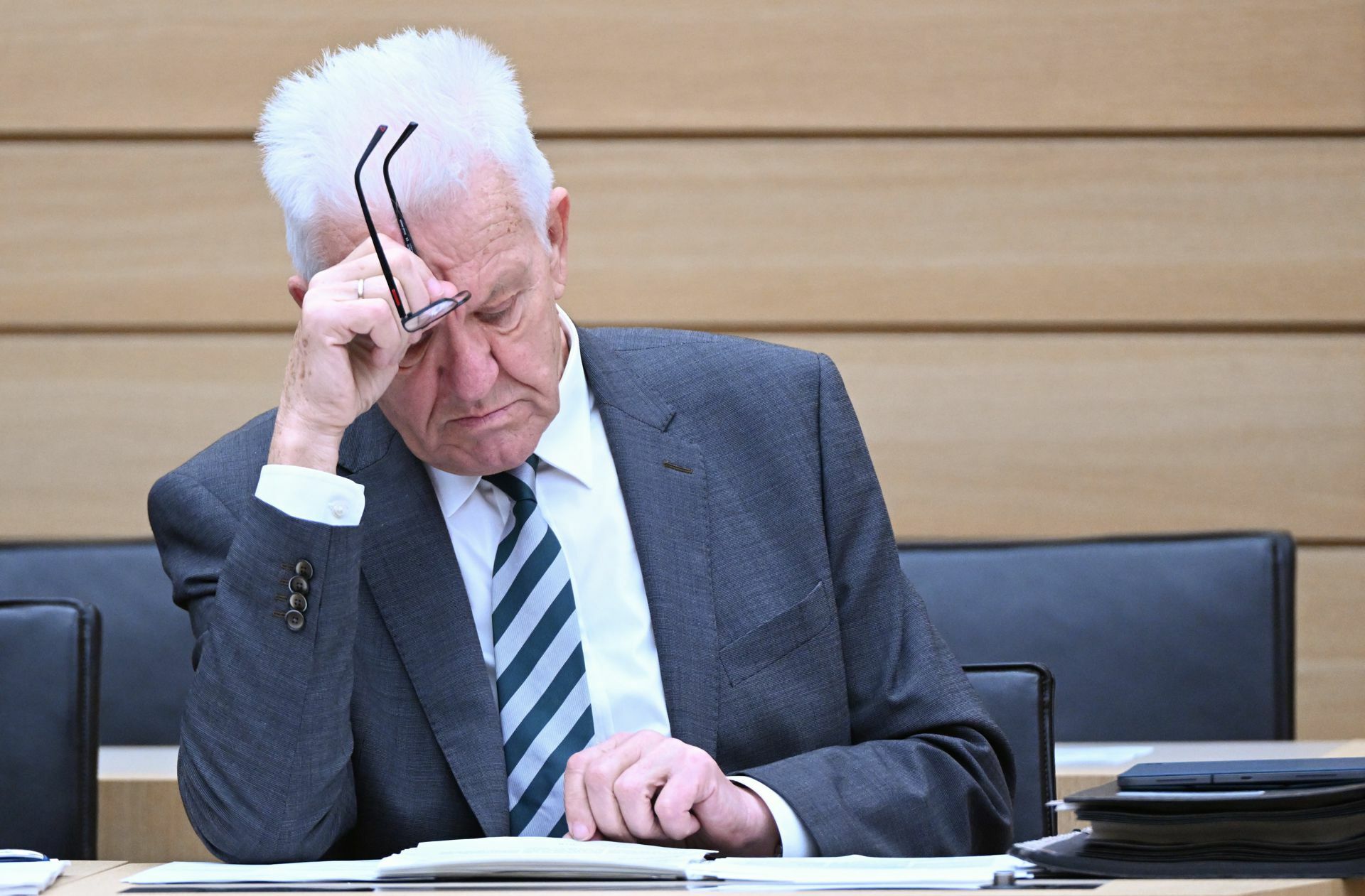 Ministerpräsidenten mit Lehrervergangenheit hat es noch nicht viele gegeben.  Winfried Kretschmann  ist erst der fünfte in Deutschland.