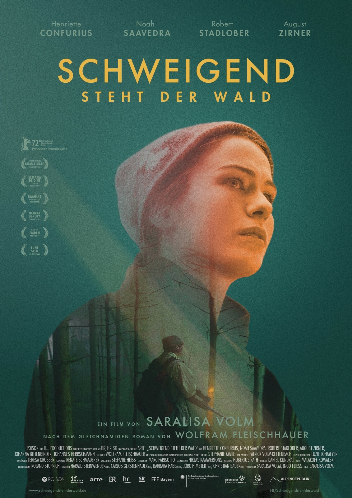 Das Filmplakat zu "Schweigend steht der Wald".   Bild: z
