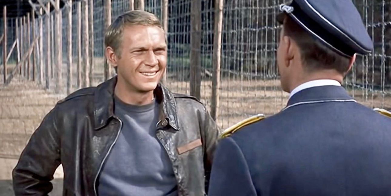 Frecher Blitz: Steve McQueen in „Gesprengte Ketten“.