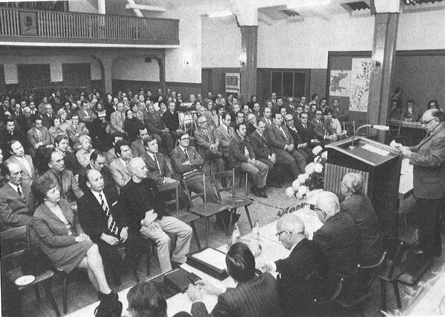 Bei der Bürgerversammlung am 23. November 1973 ging es vor allem um das Thema Bürgerhauis. Bild: Stadt Sindelfingen