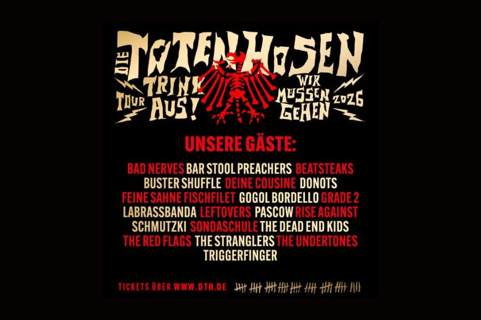 Das sind die Vorbands für die Tour 2026.