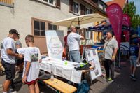 Buntes Treiben auf dem Holzgerlinger Stadtfest.