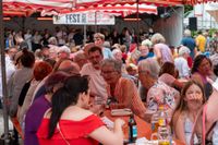 Buntes Treiben auf dem Holzgerlinger Stadtfest.