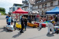 Buntes Treiben auf dem Holzgerlinger Stadtfest.