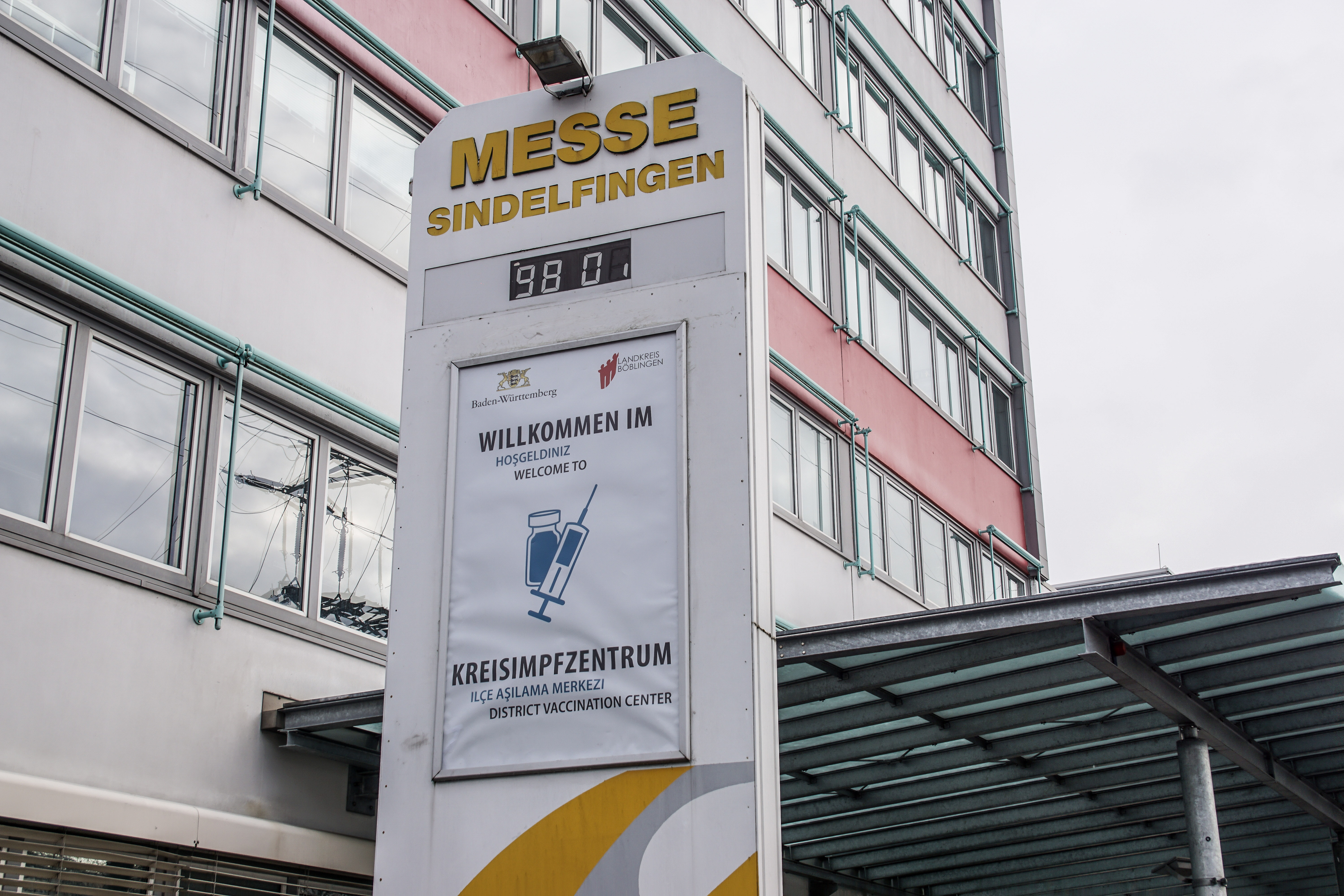 Kreisimpfzentrum Sindelfingen Bild: Dettenmeyer/A