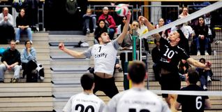 Nick Hoschke am Schlag.