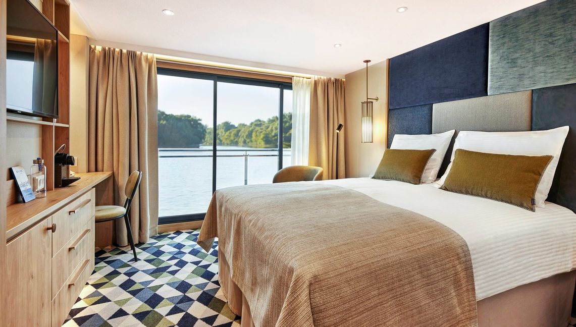 Blick in eine der Kabinen.