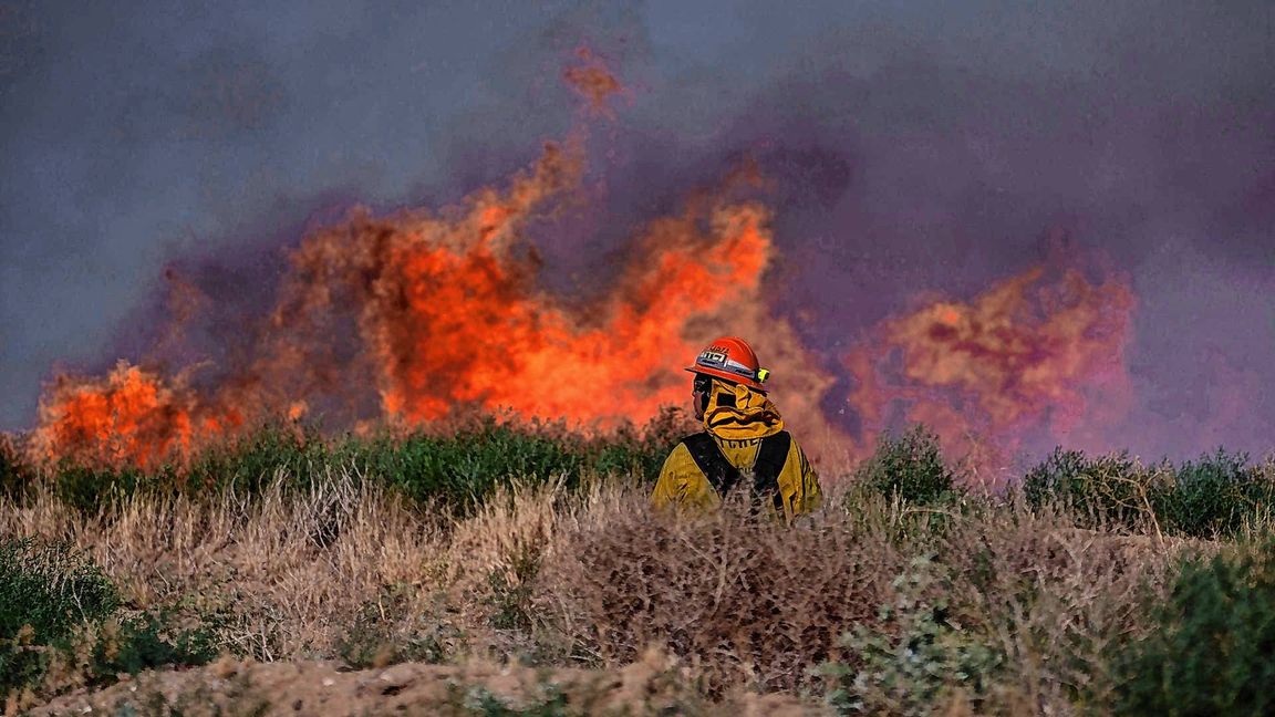 Kampf gegen die Flammen in Kalifornien (Archivbild).