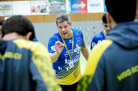 Holger Breitenbacher will sich mit dem Klassenerhalt von der HSG Schönbuch verabschieden.