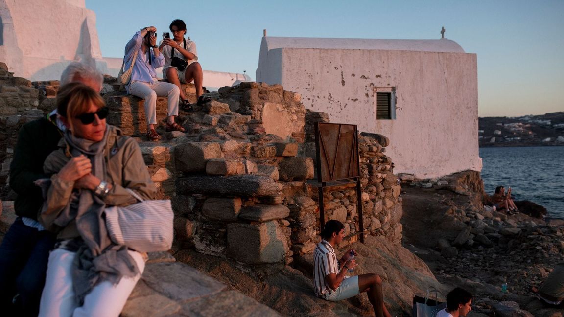 Mittlerweile müssen Touristen auch auf Mykonos 20 Euro Eintritt zahlen.  (Archivbild)